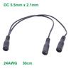 10x 5.5mm x 2.1mm DC Power Splitter Cable Cord 1 Female to 2 Female Port Pigtals view 2