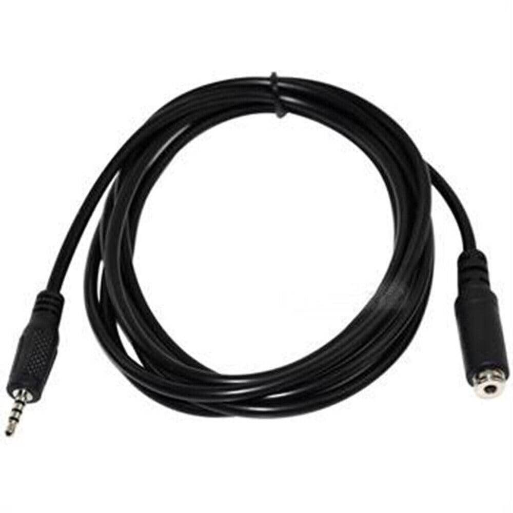 10x 2.5mm Male to Female Plug 4 Pole Extension Adapter Audio Aux Cable Cord 1.5m