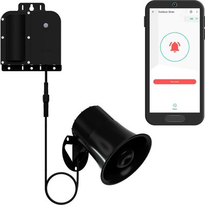 YoLink X3 Version Outdoor Alarm Controller, Ruggedized Battery-Powered Siren/Alarm/Relay Controller, Up to 1/4 Mile Range, 130dB Siren, Alexa, Google, IFTTT, Hub Required for Full-Functionality!