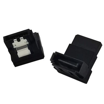 10pcs SATA 7 Pin Female to SATA 7p Male 90 Adpter Motherboard SSD HDD Converter