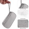 JIAKAI Travel Cable Organizer - Electronics Accessories Bag(Double Layer - Grey) view 4