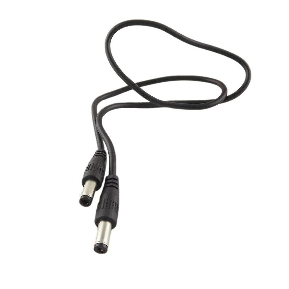 DC Power Plug 5.5mm x 2.5mm Male to 5.5mm x 2.1mm Male CCTV Adapter 18AWG Cable