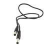 DC Power Plug 5.5mm x 2.5mm Male to 5.5mm x 2.1mm Male CCTV Adapter 18AWG Cable view 1