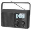 DreamSky AM FM Radio Portable - Shortwave Radio Battery Powered or Plug in Wall for Home Outdoor, Strong Reception, Large Dial Easy to Use, Digital Time Display, Transistor Antenna, Seniors Small Gfit view 1