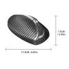 BLAKAYA Compatible with Antenna Cover Shark Fin Trim Hood Carbon Fiber Automotive Roof Aerials for Alfa Romeo Giulia Stelvio (Black) view 2