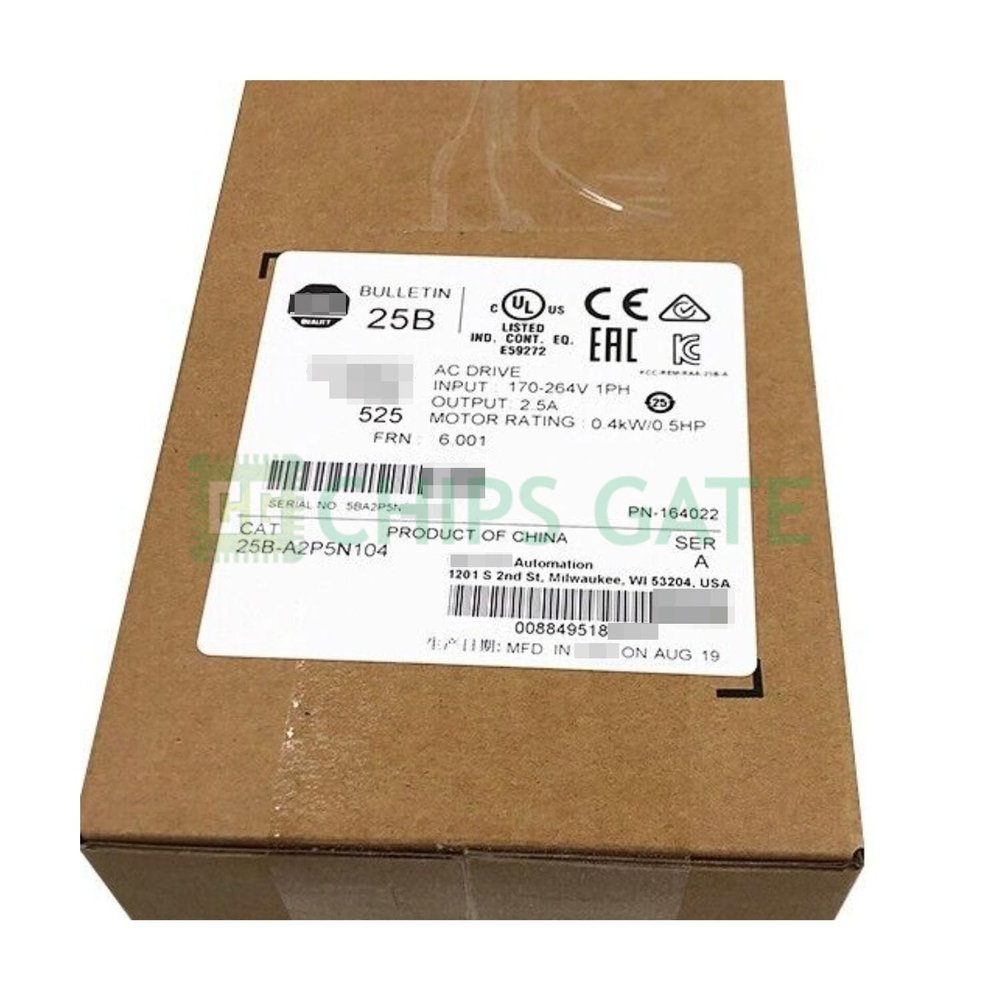 1PC 25B-A2P5N104 New 25B-A2P5N104 AC Drive New in Box