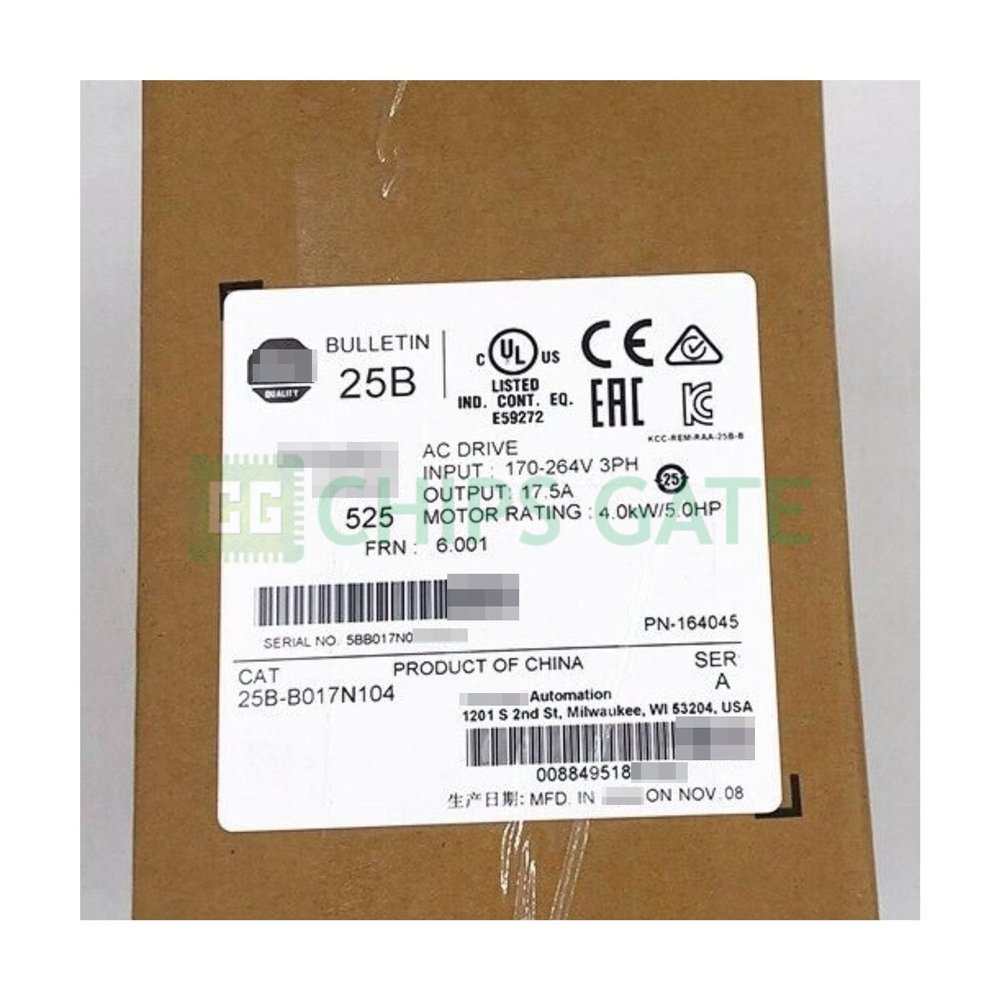 25B-B017N104 /New AC Drive 240VAC 5HP New Sealed 1PCS