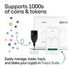 Trezor Safe 3 - Passphrase & Secure Element Protected Crypto Hardware Wallet - Buy, Store, Manage Digital Assets Simply and Safely (Galactic Rose) view 3