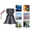 130DB Horn Siren Speaker 60W Portable High Power Alarm Horn Indoor Outdoor Warning Device for Home Store Construction Site (DC12V) view 4
