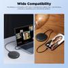 BOYA Blobby USB Conference Microphone,Desktop Computer Microphone with Wireless Charger, Omnidirectional Condenser PC Mic for Video Conference Online Class Skype Zoom Meeting view 3
