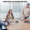 BOYA Blobby USB Conference Microphone,Desktop Computer Microphone with Wireless Charger, Omnidirectional Condenser PC Mic for Video Conference Online Class Skype Zoom Meeting view 4