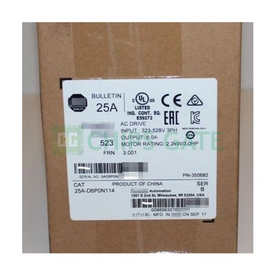 25A-D6P0N114 2.2kW (3Hp) AC Drive Spot Goods for Shipping