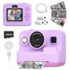 Yehtta Kids Camera Instant Print, Dual-Lens Front Rear Selfie Camera for Kids, Christmas Birthday Gifts Toys for 3-12 Year Old Boys Girls, 2.4in Screen 1080P Kids Digital Cameras with 32G Card view 1