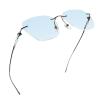LifeArt Pure Titanium Frame Glasses/Blue Light Blocking Reading Glasses, Reduce Eyestrain, Stylish for Men and Women(Black,+3.50 Magnification) view 1