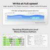 MOVE SPEED 2TB Flash Drive, External SSD with 1000MB/s Read Write Speed, USB 3.2 Gen2+Type C Dual Port Portable SSD, Thumb Drive for iPhone 15, 16, 17 Series/MacBook/Android Phone/Audio etc view 4