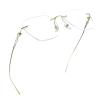 LifeArt Pure Titanium Frame Glasses/Blue Light Blocking Reading Glasses, Reduce Eyestrain, Stylish for Men and Women(Gold,+1.00 Magnification) view 1