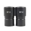 Microscope Accessories Kit One Pair WF10X WF15X WF20X WF25X WF30X 20mm 15mm 10mm 9mm WF10X/20 High Eye-Point Eyepiece for Stereo Microscope Microscope Slides (Color : WF5X) view 1