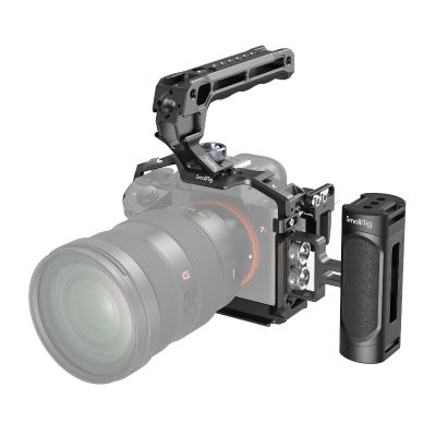 SmallRig Cage Kit for Sony Alpha 7 III/Alpha 7R III, with Camera Cage Kit and Mini Side Handle