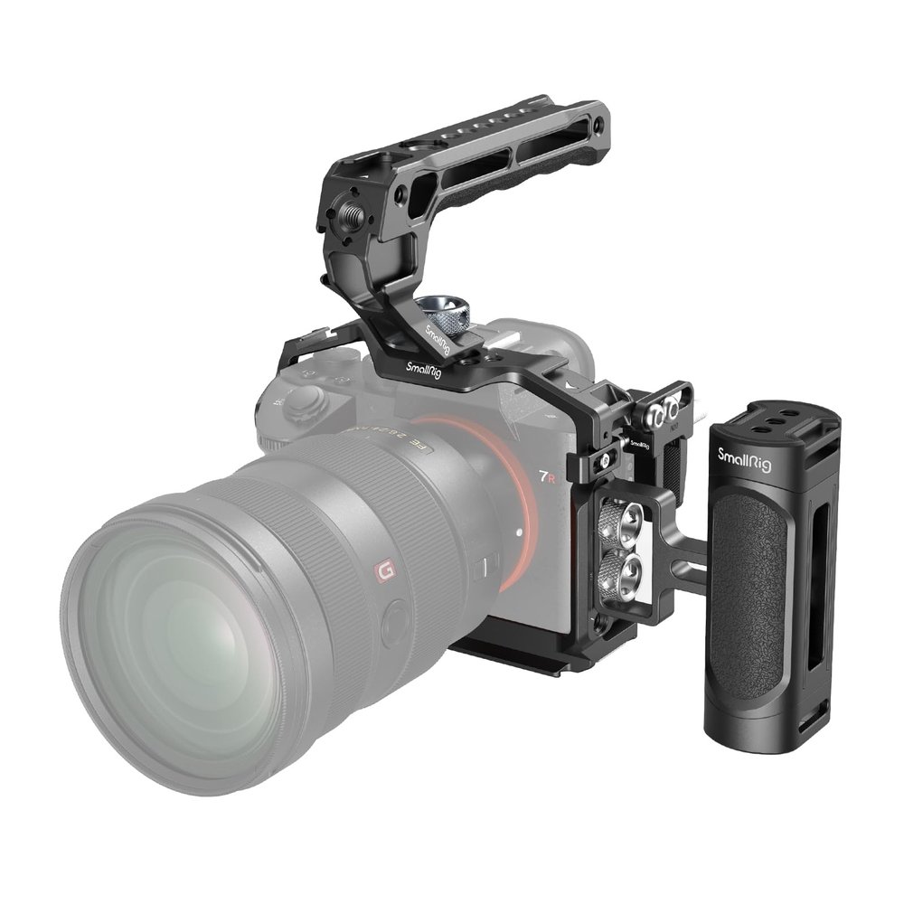 SmallRig Cage Kit for Sony Alpha 7 III/Alpha 7R III, with Camera Cage Kit and Mini Side Handle