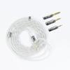 ARTTI Spark Earphone Upgrade Cable 2 Cores 244 Strands Silver-Plated Copper 7N OCC HiFi IEM Cable 2.5/3.5/4.4mm 3in1 Plug 2pin/MMCX/QDC Cable (Silver, QDC Straight Plug) view 2