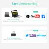 Accsoon CineView HE Wireless Video Transmission HDMI Transmitter&Receiver Dual-Band 60ms Latency 1200FT Range UVC Livestreaming 4 Devices Monitoring for Filmmaking, Compatible Cineview M7 Pro/SE/2 SDI view 3