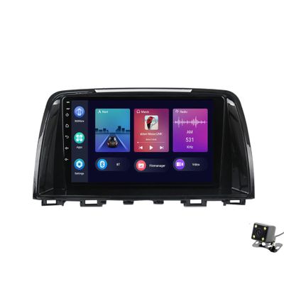 ADMLZQQ Android 11 Head Unit 2 Din Car Stereo Sat Nav for Mazda 6 3 2012-2017 Radio GPS Navigation 9'' MP5 Multimedia Video Player FM Receiver Support 4G SIM 5G WiFi SWC,Y2 2+32g