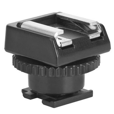 JEOZBM Hot Shoe Adapter, Lightweight ABS Flash Hot Shoe Mount Adapter Converter, Camcorder Camera Accessory for CSM-3