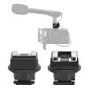 JEOZBM Hot Shoe Adapter, Lightweight ABS Flash Hot Shoe Mount Adapter Converter, Camcorder Camera Accessory for CSM-3 view 2