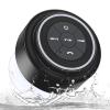 HAISSKY Bluetooth Shower Speakers, Portable Wireless Speaker with Suction Cup, IP67 Waterproof Outdoor Wireless Speaker, Pairs Easily to Phones, Tablets, Computer, Gift for Men & Women view 1