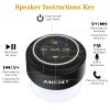 HAISSKY Bluetooth Shower Speakers, Portable Wireless Speaker with Suction Cup, IP67 Waterproof Outdoor Wireless Speaker, Pairs Easily to Phones, Tablets, Computer, Gift for Men & Women view 4