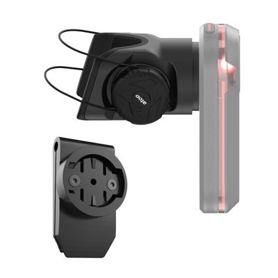 KOM Cycling for Garmin Varia Mount Tail Light Models Including RTL515, RTL510, RVR315, Magene L508 Saddle Bag Clip Mount for Garmin Varia Mount Tail Light