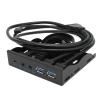 Gavigain HD-Audio Front Panel,Floppy Drive Bit USB 3.2 Hub,10Gbps Plug and Play Iron Shell Floppy Disk Reader,Supports for Win7, for Win 8, for Win 10, for Win 11 32 BIT, for Win 64BIT, for Linux view 4