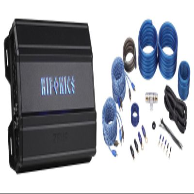 Audiosavings Bundle: (1) Hifonics ZD-1350.4D 4-Channel Amplifier Bundle with (1) Rockville RWK42 4 Gauge Wiring Kit (2 Items)