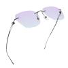 LifeArt Pure Titanium Frame Glasses/Blue Light Blocking Reading Glasses, Reduce Eyestrain, Stylish for Men and Women(Black,+4.00 Magnification) view 1