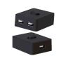 USB 2.0 Switch 1 in 2 Out, USB2.0 KVM Switcher 2 in 1 Out with One Key Switching, Bi Direction for Printer Scanner Keyboard USB Device view 1