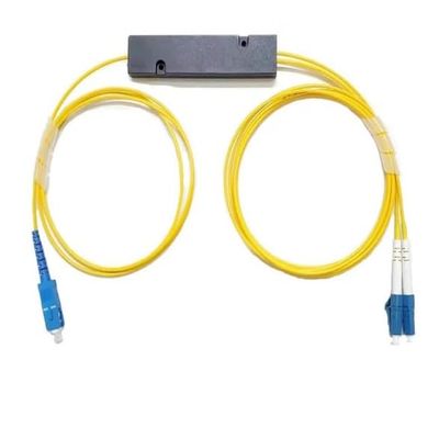 SC/UPC-LCUPC PLC 1x2 Fiber Optic Optical Splitter