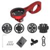 GPS Mount for Aero Bars - 22.2mm TT Aero Bar Mount Compatible for Garmin GPS Bike Computer, for Wahoo, for Bryton, for CatEye,GoPro Full Range & Flashlight Clip - Red view 1
