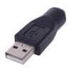 2Pcs PS/2 Male to USB Female Port Adapter Converter for PC Keyboard Mouse Mice hot view 2