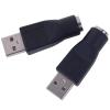 2Pcs PS/2 Male to USB Female Port Adapter Converter for PC Keyboard Mouse Mice hot view 3