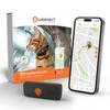 Weenect Cat XS - New GPS Tracker for Cats | Real-time Mini GPS Tracker for Cats | Smallest Model on The Market | Collar Included | Subscription Required view 1
