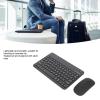 Sxhlseller 2.4G Keyboard and Set, Compact Slim Computer Keyboard, Portable Matching Keyboard and for Android, for for iOS Laptop PC (Black) view 2