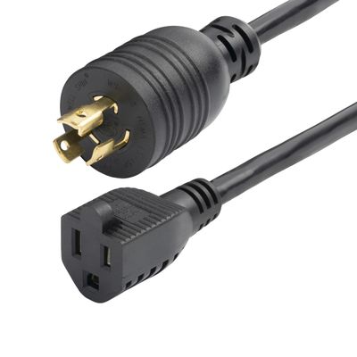 StarTech 1ft Heavy Duty Power Cord, 15A 125V, Black (W31C-4100-POWER-CORD)