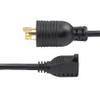 StarTech 1ft Heavy Duty Power Cord, 15A 125V, Black (W31C-4100-POWER-CORD) view 3