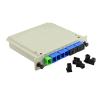 1pcs SC UPC PLC 1X8 Fiber Optical Splitter FTTH SC PLC 1:8 Planar waveguide Type Optical Fiber Splitter Box view 1