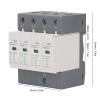 4P SurgeArrester Device 4P Protective Device 36MM Rail Mounting Breaker CHLT D40 House AC Arrester Protector view 3