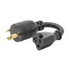 StarTech 6in Heavy Duty Power Cord, 20A 125V, 12AWG (K31D-2U00-POWER-CORD) view 1