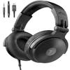 ENCASED USB-C Over Ear Headphones Wired (V200 Pro) Closed Back Studio DJ Monitor Earphones, USB Type-C Connector with Mic, Volume Remote (50mm Neodymium Drivers) view 1