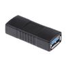 Kokiya USB 3.0 Type A Female to Female Adapter Coupler Changer Connector Extension, Black, as described view 1