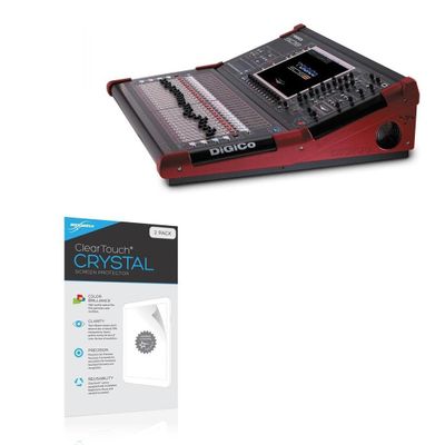 BoxWave Screen Protector Compatible with DiGiCo SD9B - ClearTouch Crystal (2-Pack), HD Film Skin - Shields from Scratches