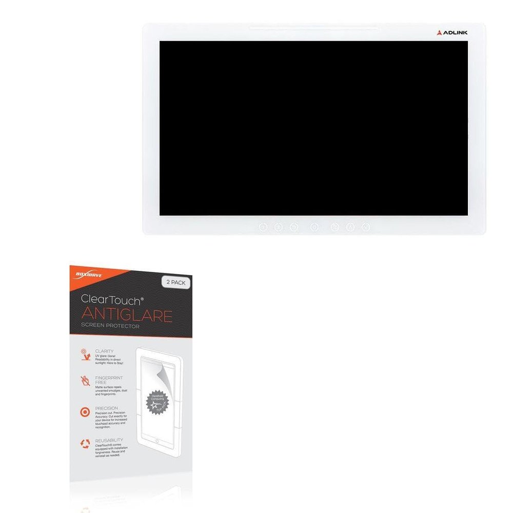 BoxWave Screen Protector Compatible with Adlink ASM24 - ClearTouch Anti-Glare (2-Pack), Anti-Fingerprint Matte Film Skin